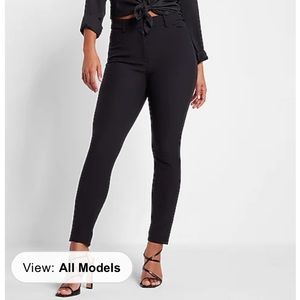 EXPRESS Black Editor High Waisted Skinny Pant